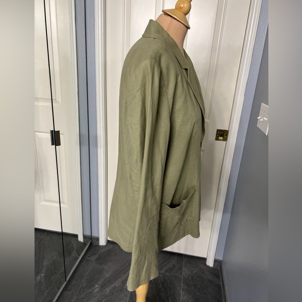 TREASURE & BOND Olive Green Blazer Jacket - Picture 3 of 9